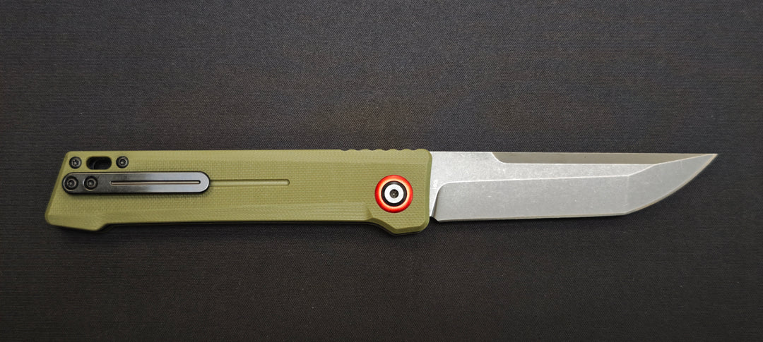 Couteau EDC CobraTec Inferno vert OD