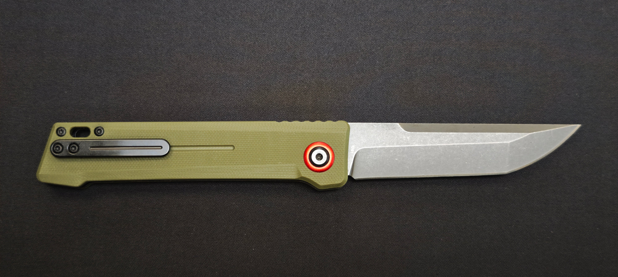 Couteau EDC CobraTec Inferno vert OD
