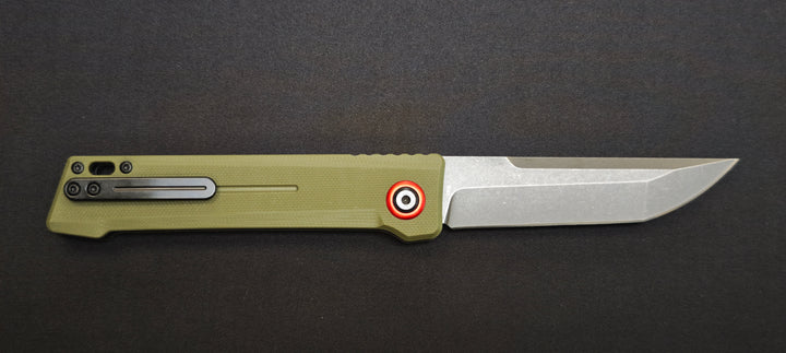 Couteau EDC CobraTec Inferno vert OD