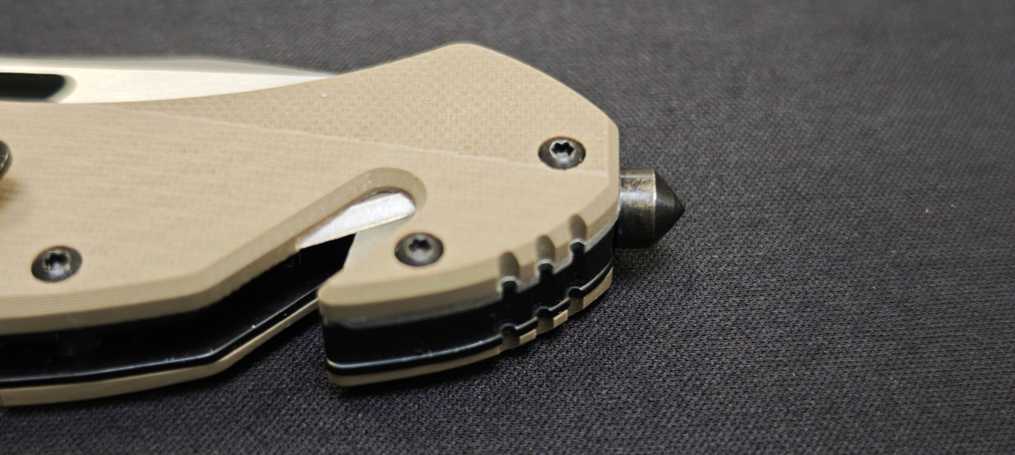 Couteau pliant K25 G10 coyote lame 8,7 cm – Réf. 25001