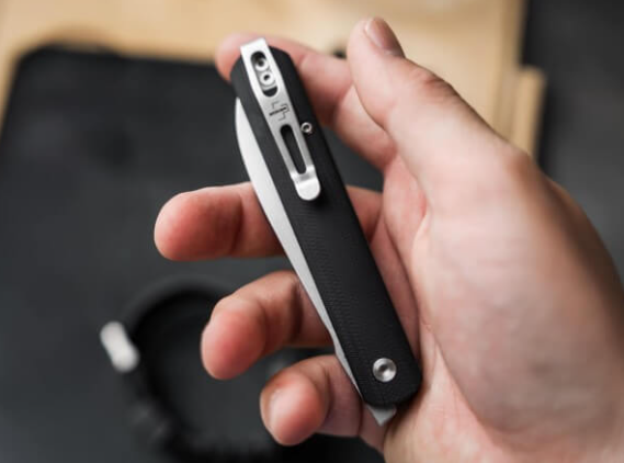 Manche G10 noir du couteau Boker Plus Fructis