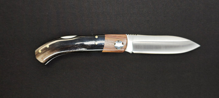Vue ouverte du couteau pliant Joker NA-98.