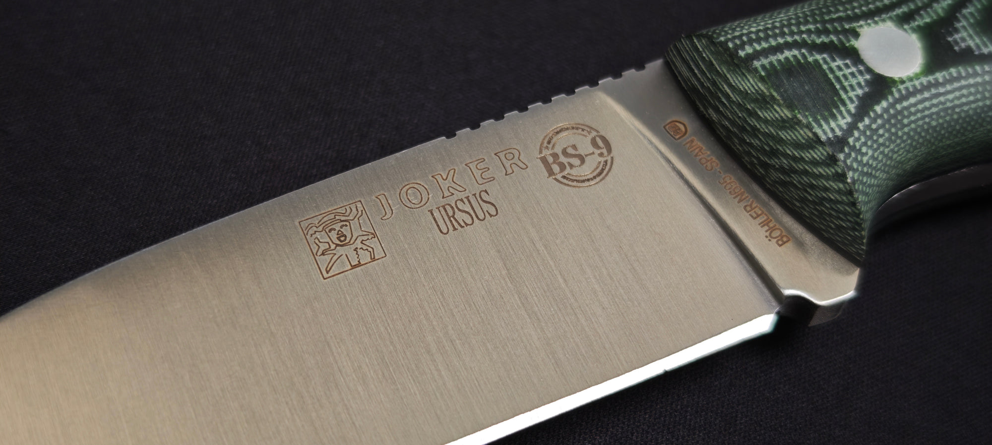Joker Ursus CV116 à lame fixe en acier Böhler N695.