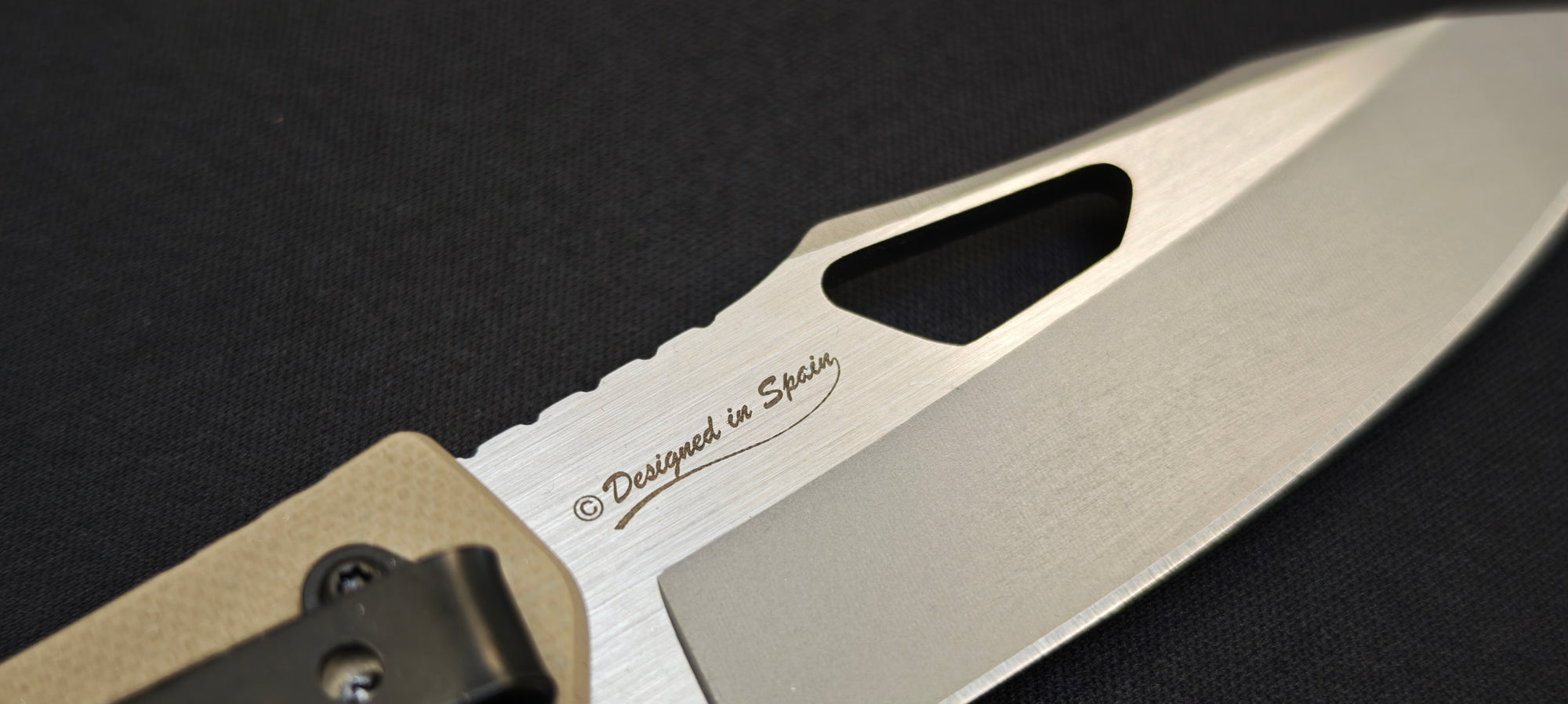 Couteau pliant K25 G10 coyote lame 8,7 cm – Réf. 25001
