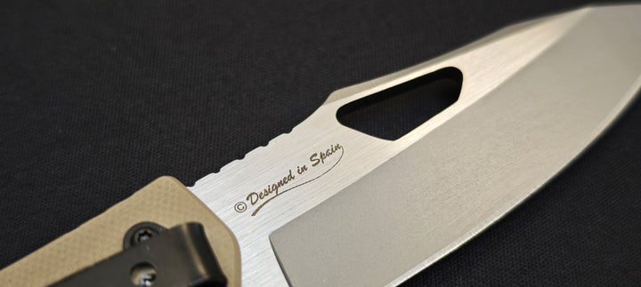 Couteau pliant K25 G10 coyote lame 8,7 cm – Réf. 25001