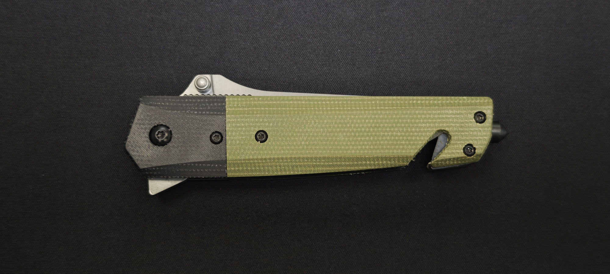 K25 Couteau pliant 25244 micarta army lame 8,7 cm