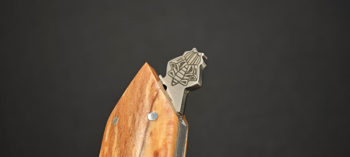 Couteau Pliant Laguiole en Aubrac - Manche Bois d'Aubrac | Réf. L0511