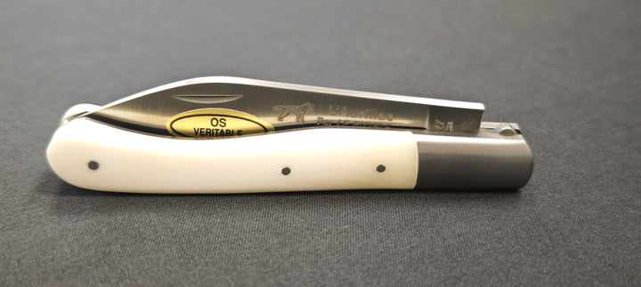 L'Aurillac par le Fidèle - Couteau pliant de poche manche en os véritable - Réf : AUOS