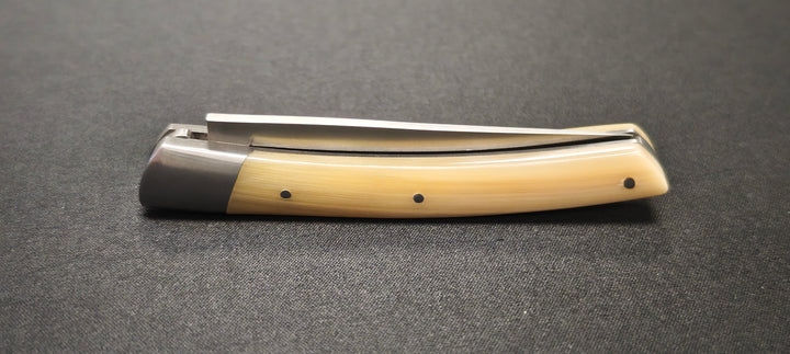 Couteau pliant Le Thiers par le Fidèle - Manche pointe de corne véritable