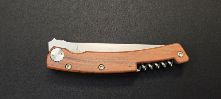 Couteau pliant Le Thiers® 4931V – Claude Dozorme avec tire-bouchon, manche Vallernia