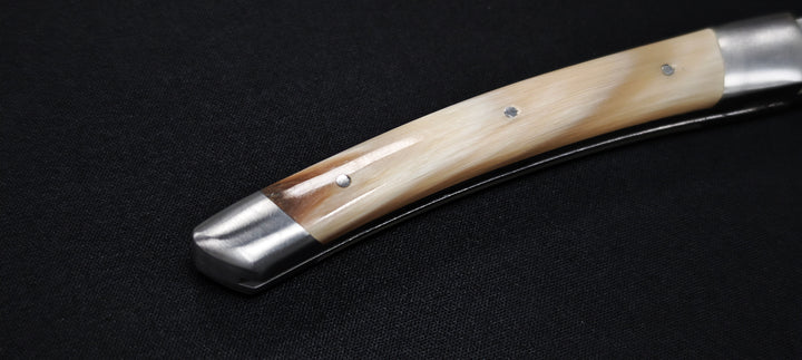 Couteau pliant Le Thiers par le Fidèle - Manche en pointe de corne véritable
