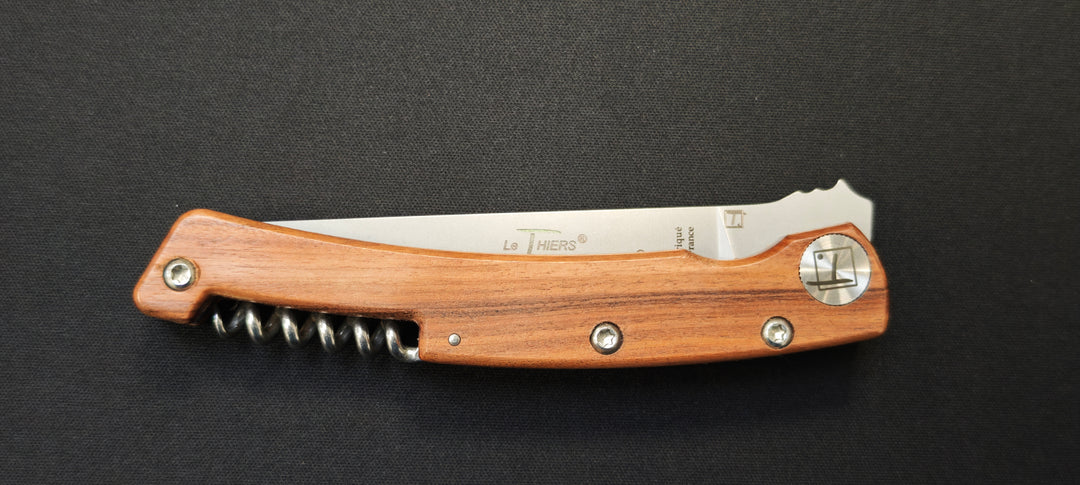 Couteau pliant Le Thiers® 4931V – Claude Dozorme avec tire-bouchon, manche Vallernia