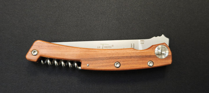 Couteau pliant Le Thiers® 4931V – Claude Dozorme avec tire-bouchon, manche Vallernia