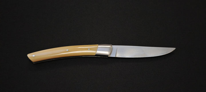 Couteau pliant Le Thiers par le Fidèle - Manche pointe de corne véritable