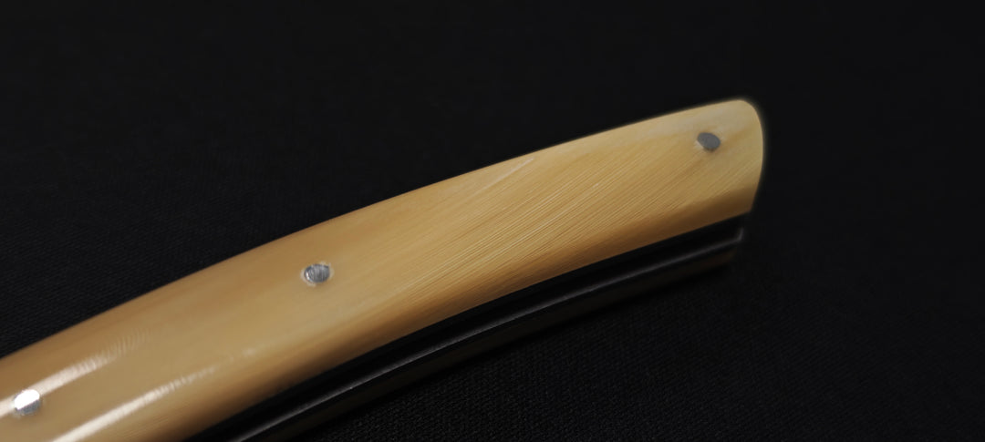 Couteau pliant Le Thiers par le Fidèle - Manche pointe de corne véritable