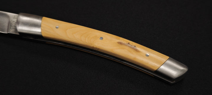 Couteau pliant Le Thiers par le Fidèle - Manche en buis véritable