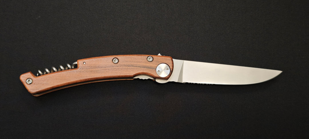 Couteau pliant Le Thiers® 4931V – Claude Dozorme avec tire-bouchon, manche Vallernia