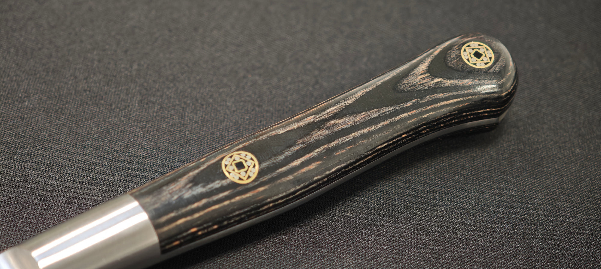Perceval - Couteau d'office 10cm - Manche forgé pakawood