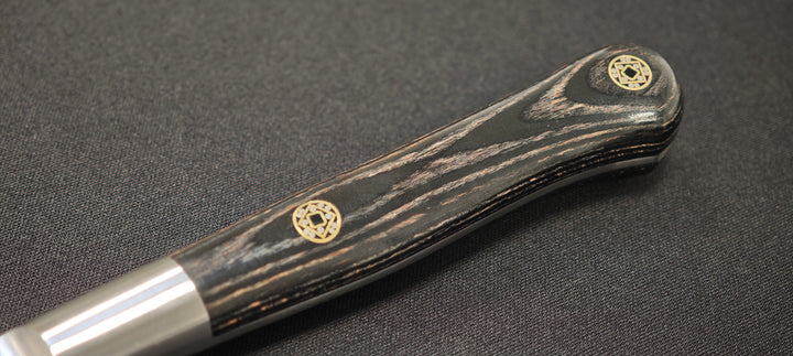 Perceval - Couteau d'office 10cm - Manche forgé pakawood