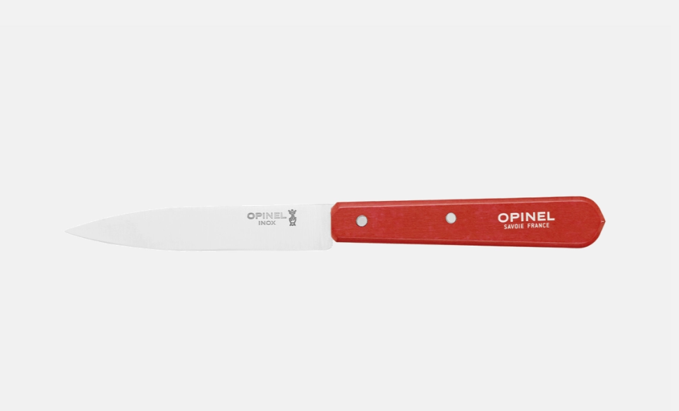 Opinel Office N°112 Rouge avec lame en acier inoxydable de 10 cm.