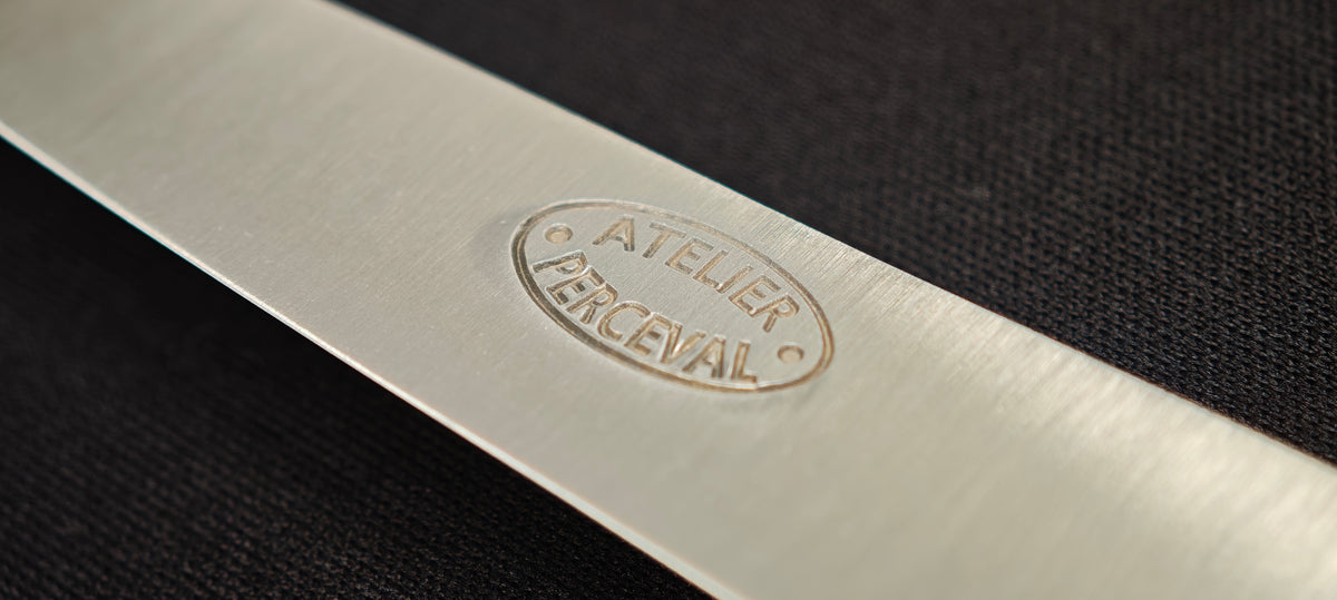 Couteau Perceval 947102 en acier inoxydable X46Cr13.