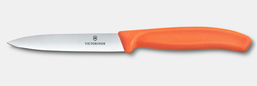 Couteau d'Office Victorinox Swiss Classic 10 cm – Lame lisse Manche Orange Ref 6.7709.C1