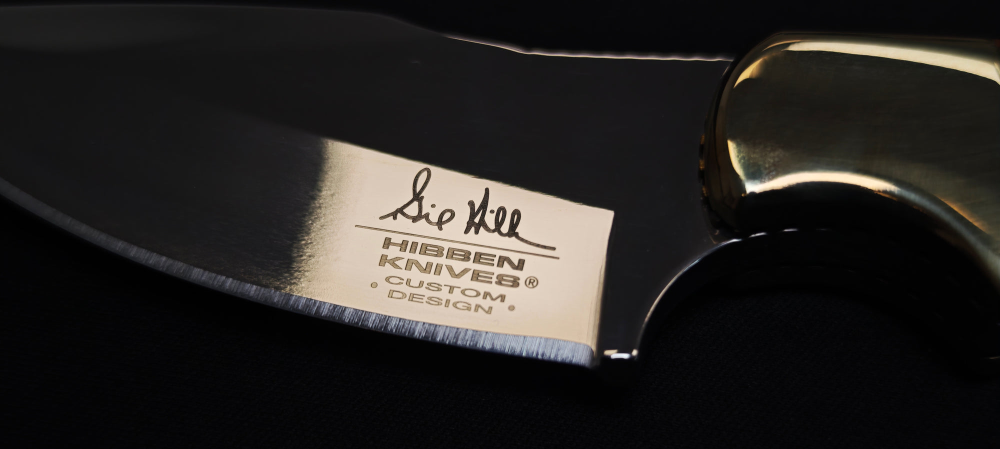 Couteau outdoor Hibben manche bois de pakka