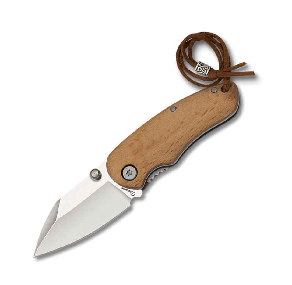 Albainox 18846 Mini couteau pliant bois 5,5 cm liner lock
