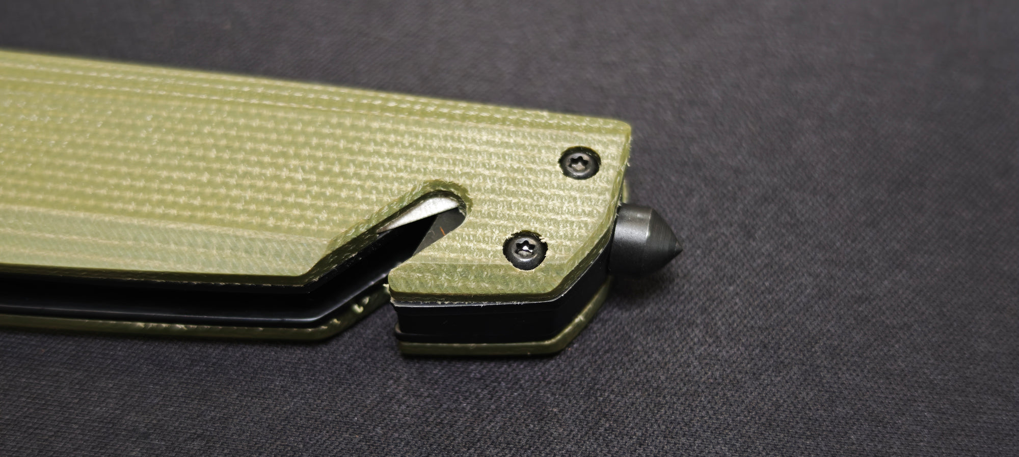 K25 Couteau pliant 25244 micarta army lame 8,7 cm