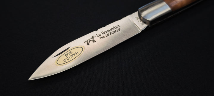 Roquefort par Le Fidèle - Couteau de poche pliant  (Réf. ROQOL)