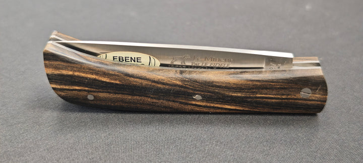 Le Mineur par Le Fidèle – Couteau Pliant en Ébène du Laos Réf. MINEBL
