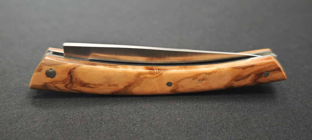 Couteau Pliant Le Thiers Par le Fidèle – Manche Bois d’Olivier | Réf. T10PLOL