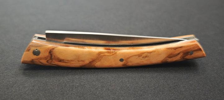 Couteau Pliant Le Thiers Par le Fidèle – Manche Bois d’Olivier | Réf. T10PLOL