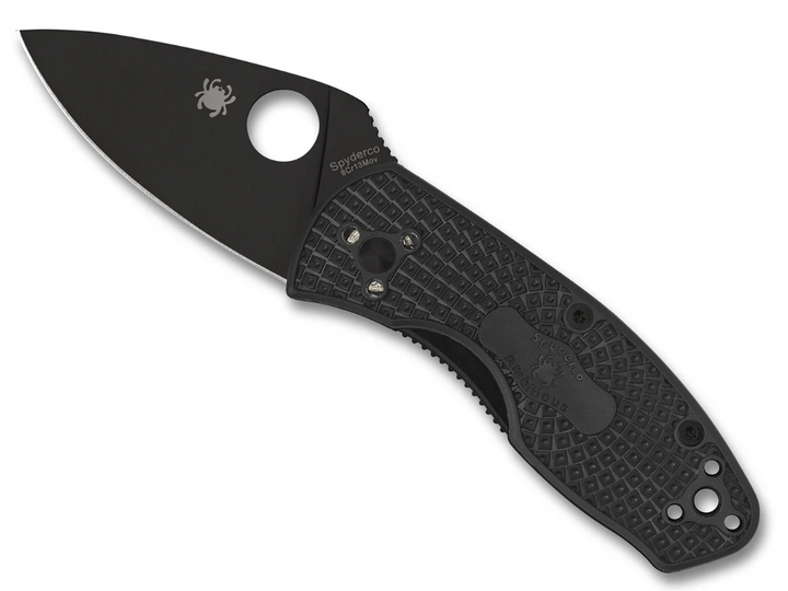 Spyderco C148PBBK Couteau plant Ambitious Lightweight Black – 8Cr13MoV, FRN, liner lock