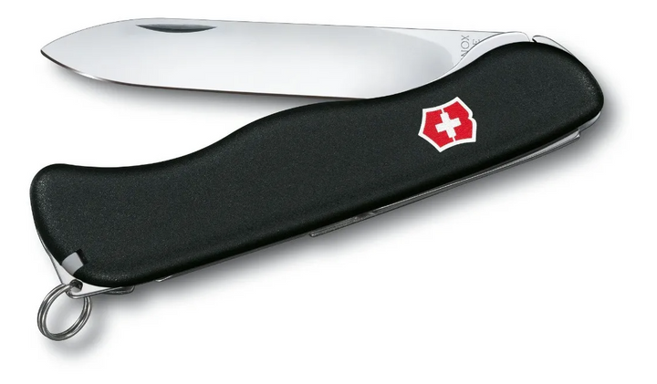 Victorinox Sentinel 0.8416.3 – Couteau Suisse Lame Blocable 111 mm – Noir