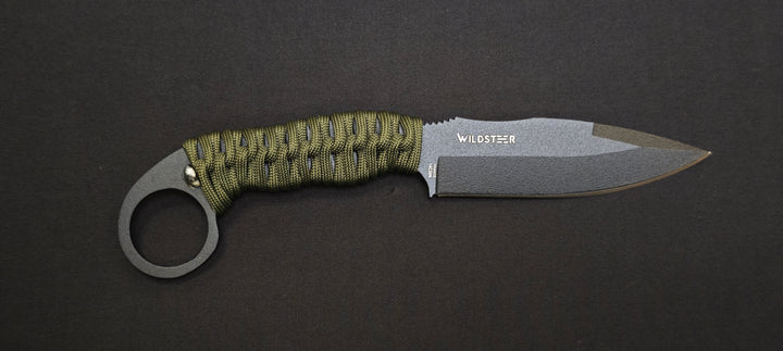 Couteau fixe Wildsteer TALIM lame noire 14C28N.