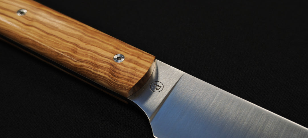 Perceval - Couteau trancheur 20 cm - manche en olivier | 947