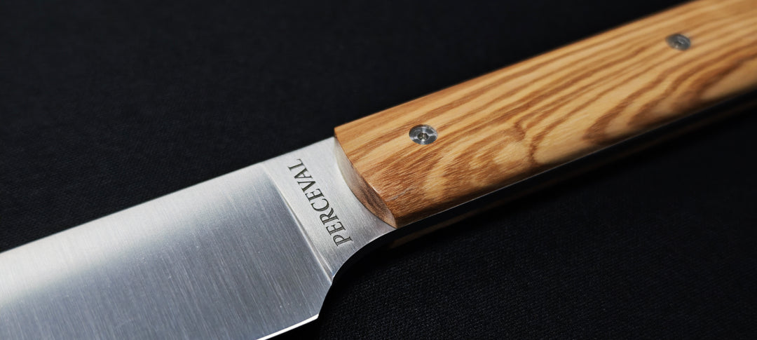 Perceval - Couteau trancheur 20 cm - manche en olivier | 947