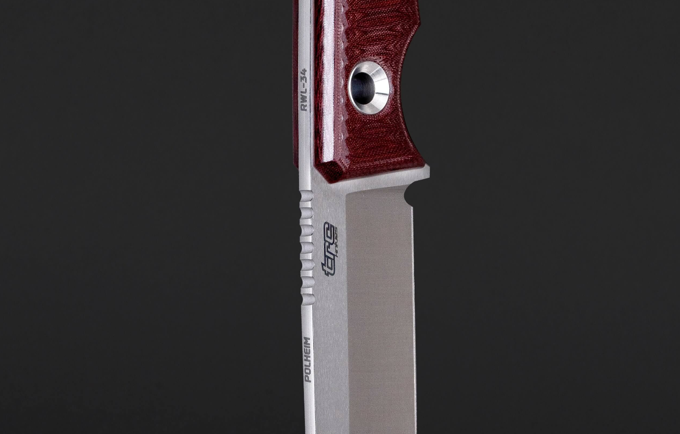 TRC Polheim édition limitée Micarta bordeaux