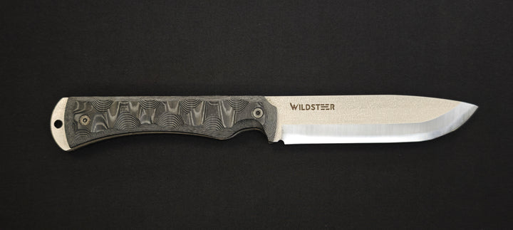 Couteau Wildsteer CTE avec lame brossée X46Cr13.