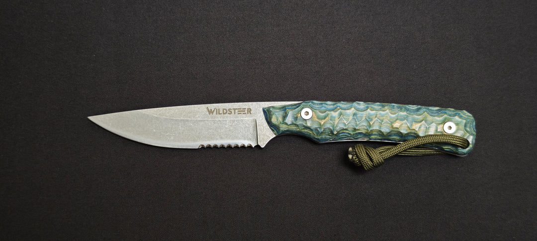 Wildsteer Troll avec manche Pakkawood bleu toxifié