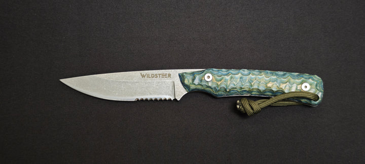 Wildsteer Troll avec manche Pakkawood bleu toxifié