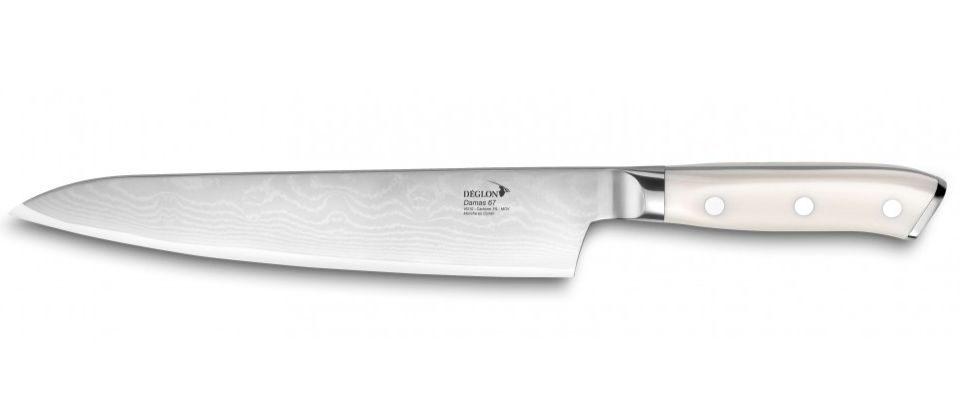 Couteau de chef Deglon Damas 67 avec lame de 20 cm.