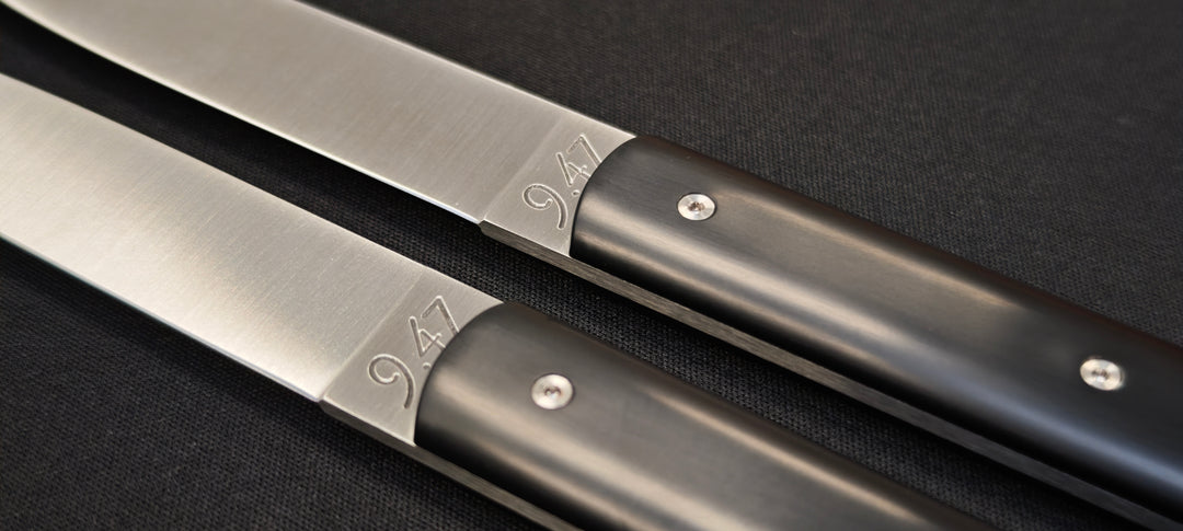 Perceval Coffret Couteaux de Table Noir 2 pcs - manche polyacétal | 947