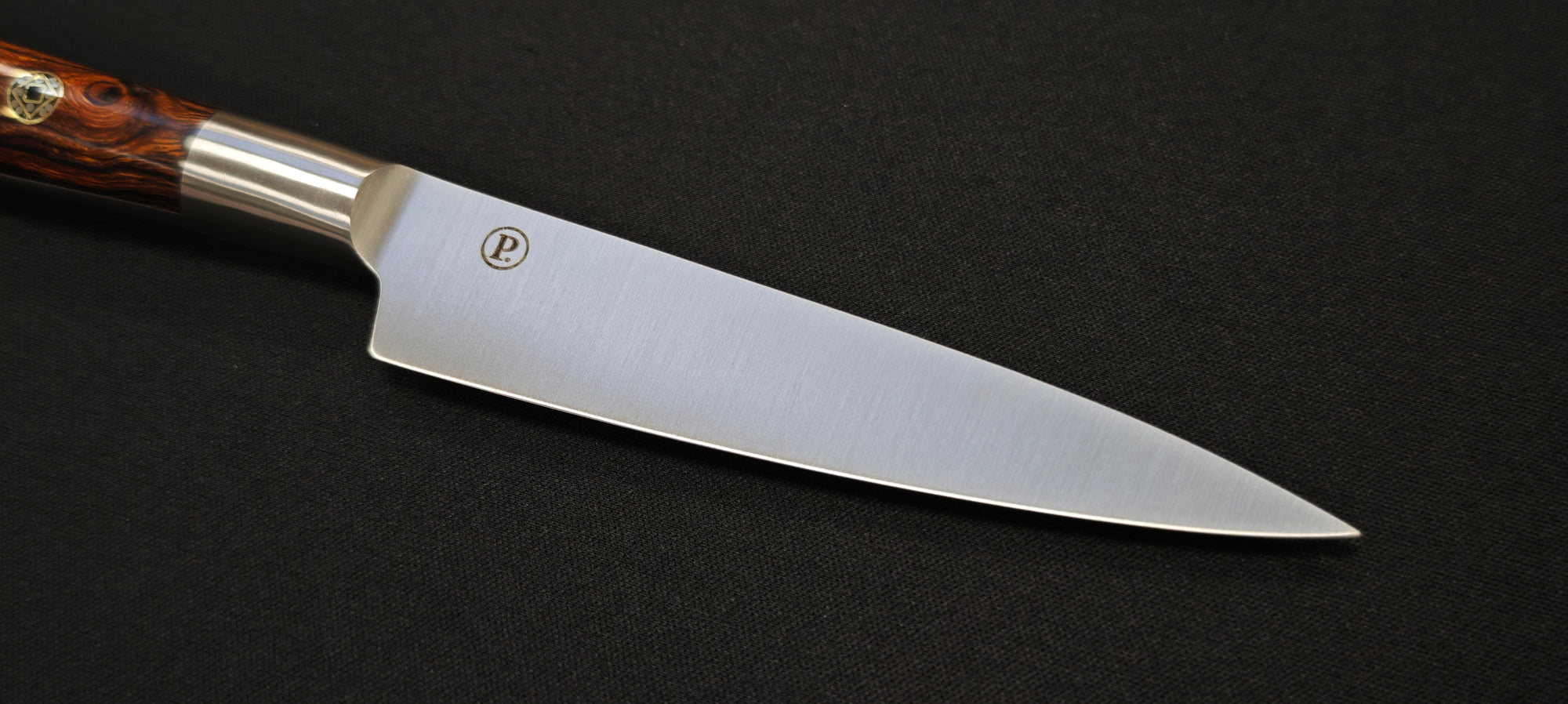 Perceval - Couteau d'office 10cm - Manche forgé bois de fer
