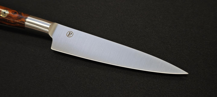 Perceval - Couteau d'office 10cm - Manche forgé bois de fer