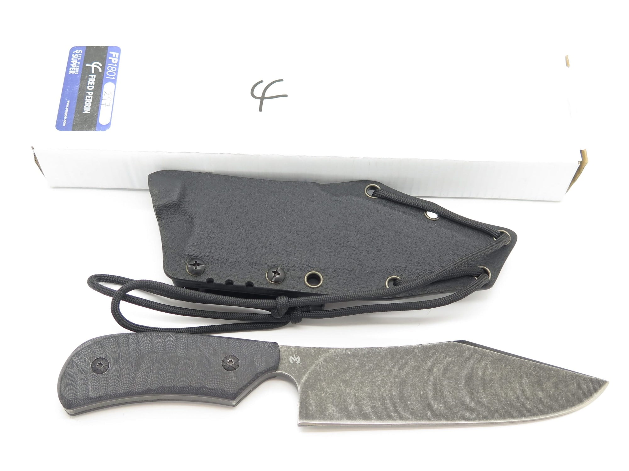 Fred Perrin FP1801 Bowie – couteau fixe 440C et G10 – vue 2