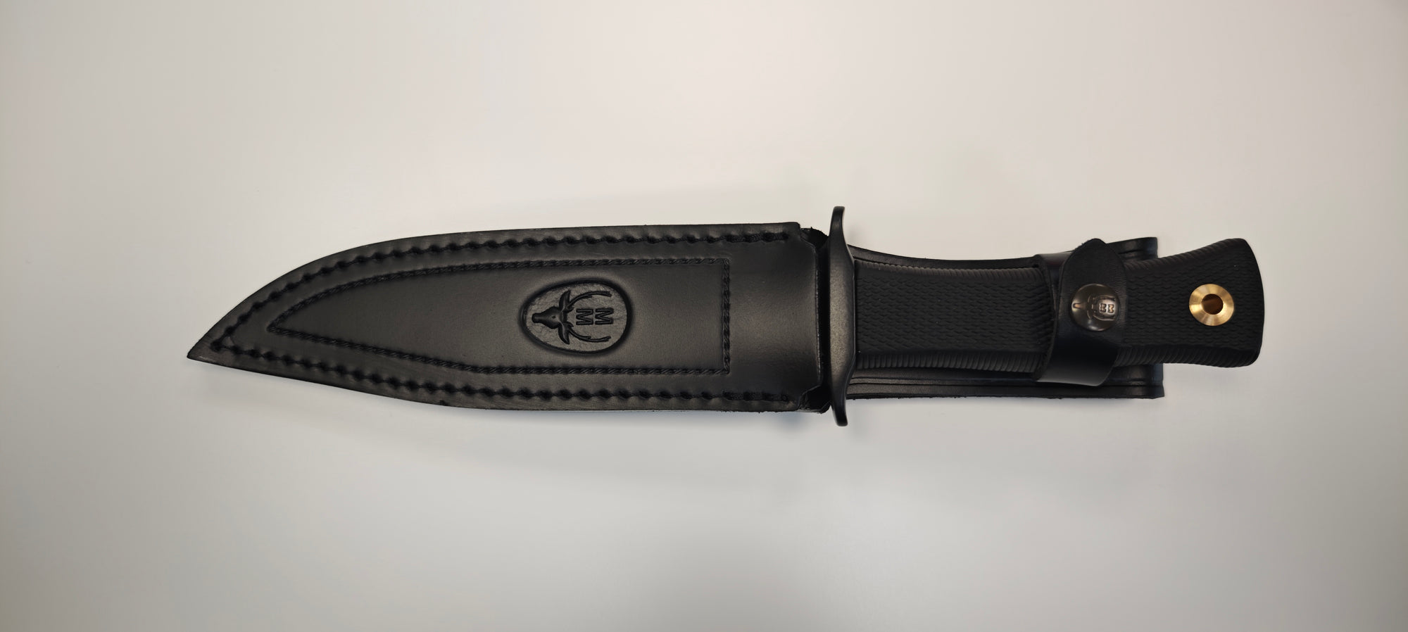 Couteau de Chasse Muela Mirage 18 cm – Lame Acier Inox & Étui Cuir Ref : Mirage-18