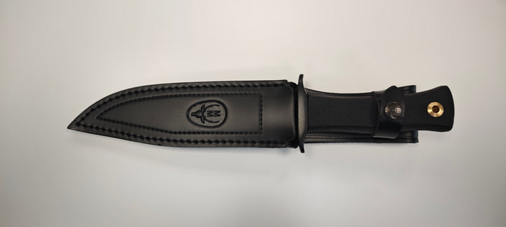 Couteau de Chasse Muela Mirage 18 cm – Lame Acier Inox & Étui Cuir Ref : Mirage-18