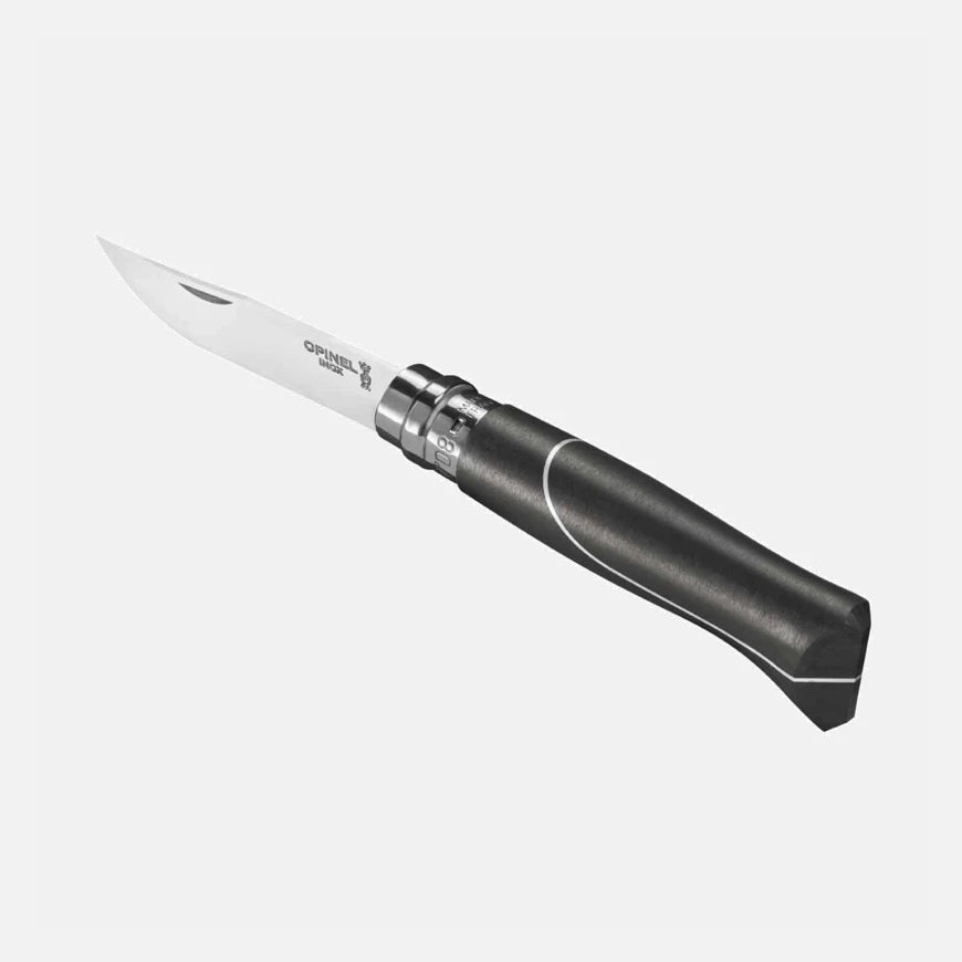 Opinel N°08 Ellipse – ébène et aluminium – vue 2